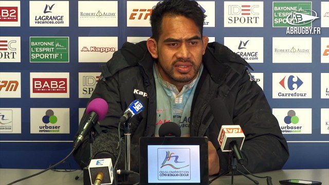 Bayonne - Dax : La réaction de M. Bustos Moyano et de P. Taele