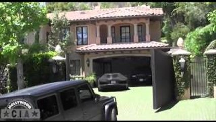 Kanye Wests Lamborgini Crashes Into Kim Ks Gate