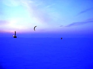 кайтинг вечером