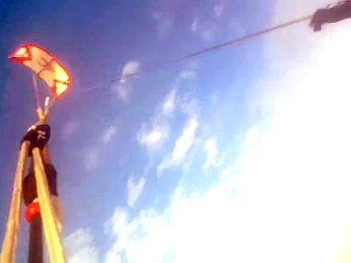 Кайтинг зимой озеро Сунгуль