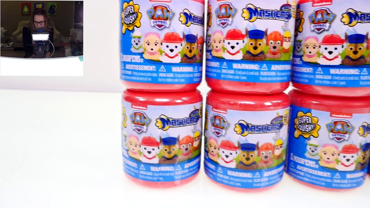 8 NEW Paw Patrol Mashems Nickelodeon Squishy Mashem Surprise Egg Toys! Marshall Rubble Roc