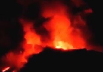 Volcano in Indonesia's North Sulawesi Province Erupts