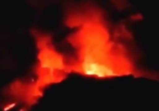 Volcano in Indonesia's North Sulawesi Province Erupts