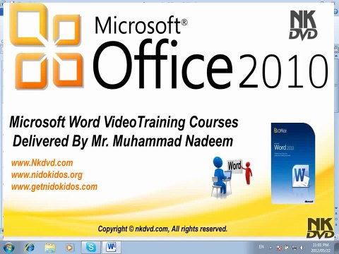 Lesson # 4 Cut Copy Past (Microsoft Office Word 2007-2010 Tutorial)(Urdu & Hindi)