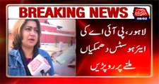 Lahore: PIA air hostess crying over threats