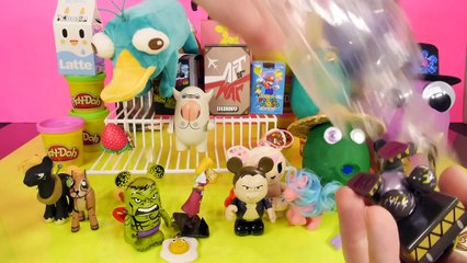 Surprise Play Doh Eggs Kinder Joy Eggs MLP Disney Marvel Star Wars Vinylmations Kidrobot Toys DCTC