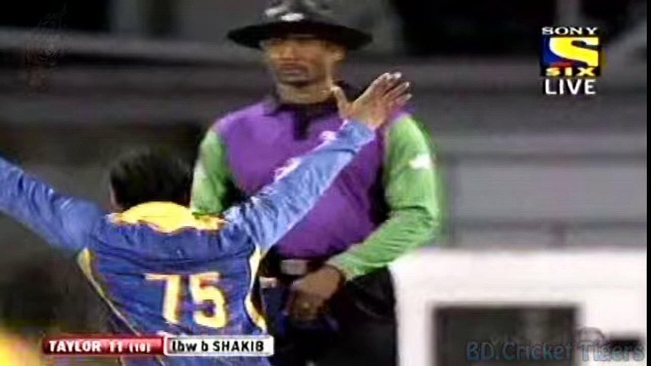 Shakib al Hasan 6 wickets vs Trinidad & Tobago Red Steel CPL T20 (HD)
