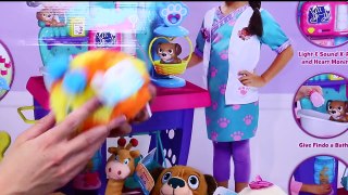 Doc McStuffins Pet Vet Magic Talking Doc & Clinic Disney Findo & Whispers Check Up + Chubb