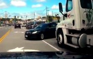 Extremely Bad Driver Causes An Accident