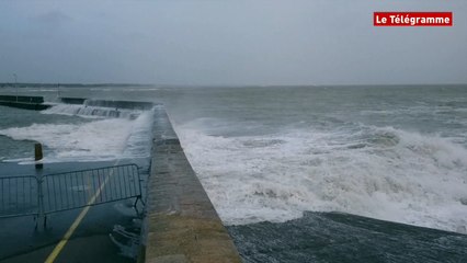 Tempête. Mer agitée à Sarzeau