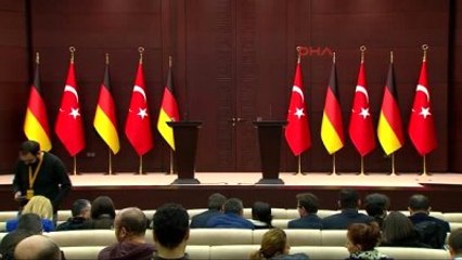 Davutoğlu - Merke Ortal Basın Toplantısı Düzenledi -1