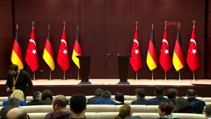 Davutoğlu - Merke Ortal Basın Toplantısı Düzenledi -1