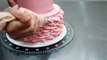 Buttercream Ruffle Cake Decoration - How To by CakesStepbyStep