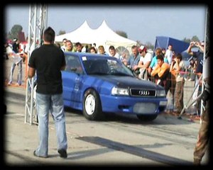Audi S2 Coupe [9.8@123] Drag Race