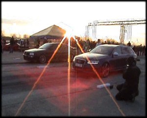 Audi S2 Coupe [10.6@119] Vs. Audi RS6 Drag Race