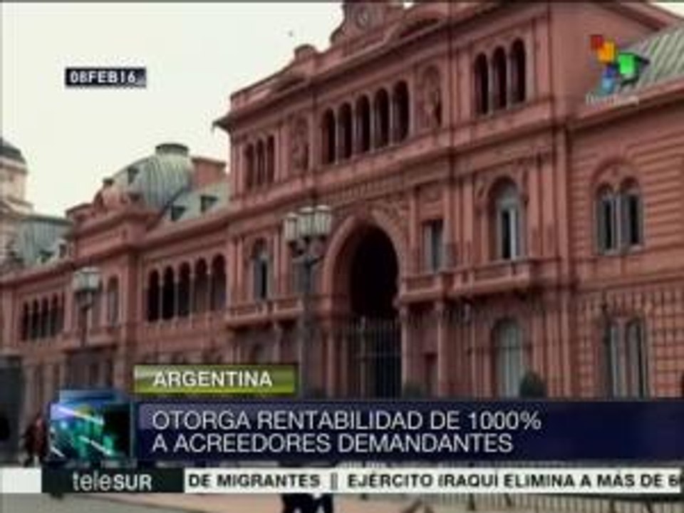 Argentina: Macri ofrece pago millonario a fondos buitres