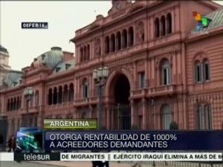 Argentina: Macri ofrece pago millonario a fondos buitres