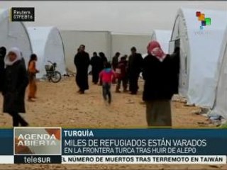 Turquía: miles de refugiados esperan apertura de frontera