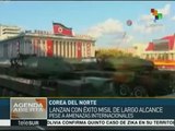 Corea del Norte lanza misil de largo alcance