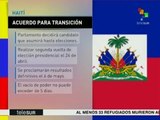 Acuerdan en Haití efectuar segunda vuelta presidencial el 24 de abril