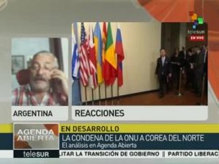 Ubertalli: Norcorea es rehén del CS-ONU para presionar a China y Rusia