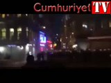 Taksim'de Cizre protestosuna polis müdahalesi