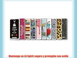 Funda Gel Flexible LG Spirit BeCool Calavera de Azúcar Rosa [  1 Protector Cristal Vidrio Templado