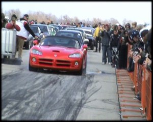 Dodge Viper Vs. Opel Kadett GSI Drag Race