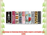 Funda Gel Flexible Samsung Galaxy Alpha BeCool Bigotes Lápiz [  1 Protector Cristal Vidrio