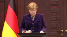 Davutoğlu - Merkel Ortak Basın Toplantısı Düzenledi -4