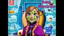 Disney Frozen Games - Frozen Anna Makeover   Disney Frozen Movie Cartoon Games for Kids