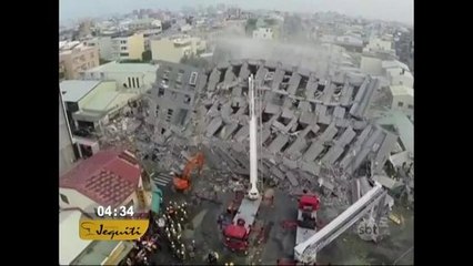 Papa Francisco reza pelas vítimas do terremoto em Taiwan
