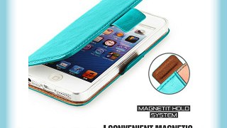 Funda Para iPhone 5s - Mulbess Funda De Piel Tipo Cartera Para Apple iPhone 5s y iPhone 5 Wallet