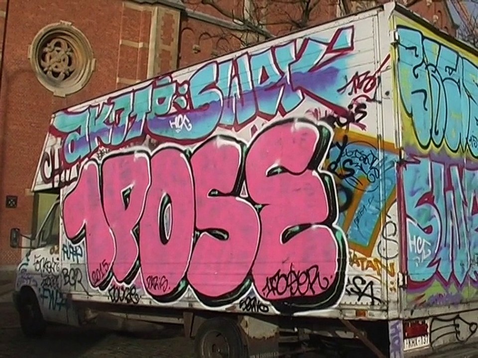 street art dans les Marolles, Bruxelles