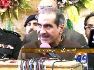 Khawaja Saad Rafique inaugurates new business train