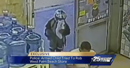 8-Year-Old Steals Mom's Gun & Attempts To Rob A Store