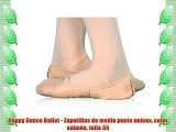 Happy Dance Ballet - Zapatillas de media punta unisex color salmón talla 35