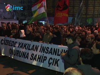 İstanbul'daki Cizre eylemine müdahale