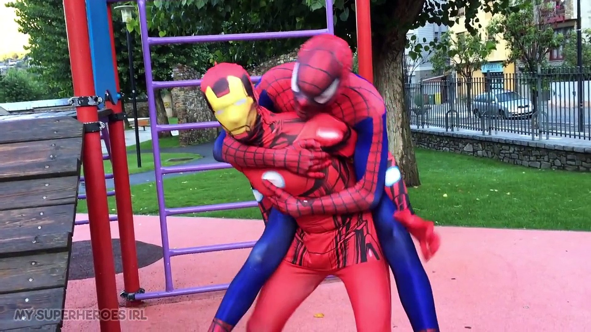 Iron Man VS Spiderman - Battle Rematch - My Superheroes IRL ...