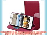 HTC Desire 728 FundaMama Mouth PU Cuero Billetera Cartera Monedero Con Soporte Funda Caso Case