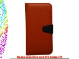 HTC Desire 728 FundaMama Mouth PU Cuero Billetera Cartera Monedero Con Soporte Funda Caso Case