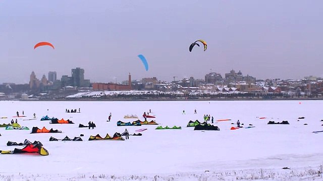 Кайтинг у Казанского Кремля