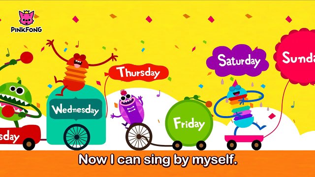 Seven Days | Days of the Week Song | Word Power | PINKFONG Songs for Children
