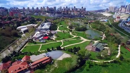 İşte tartışmaların odağındaki Bahçeşehir Göleti (HAVA KAMERASI)