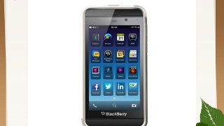 Zenus PCZ10BPWD - Carcasa para Blackberry Z10 blanco/gris