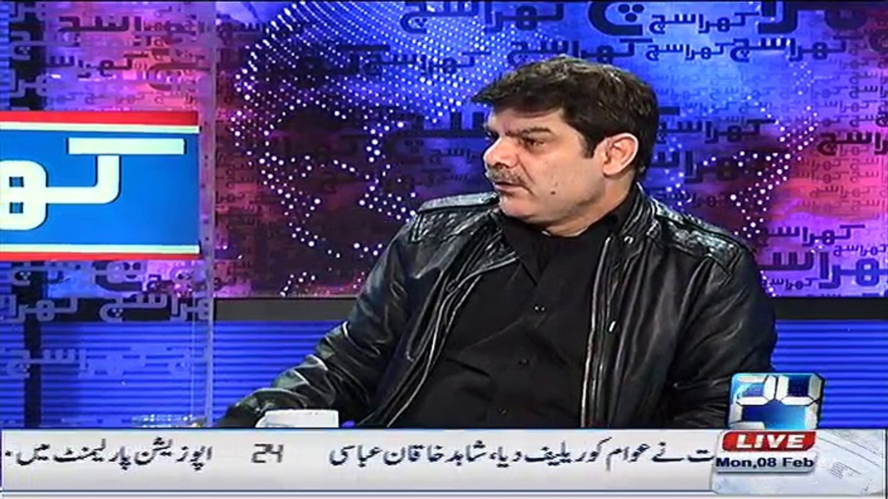 Khara Such With Mubashir Lucman – 8th February 2016