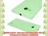 SAMRICK 438450 - Funda para móvil Nokia Lumia 730/735 (Protege de los arañazos) transparente