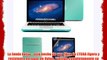 GMYLE - Paquete 4 en 1 Azul Turquesa: Carcasa para MacBook Pro de 13 pulgadas   Bolsa   Cubierta