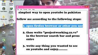how to open youtube without proxy