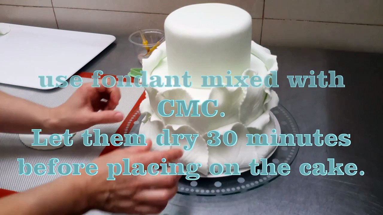 Simple Fondant Cake Decorating. Tutorial by CakesStepbyStep